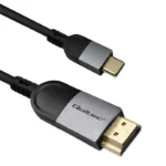 Qoltec Cable HDMI male - USB-C male 2m Χρυσό 50438