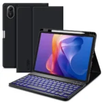 Tech-Protect SC PEN Flip Cover με Πληκτρολόγιο στα Αγγλικά US Μαύρη (Xiaomi Redmi Pad 2 11inch)