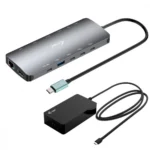 i-tec USB-C Docking Station με HDMI 4K PD Ethernet και σύνδεση 2 Οθονών Ασημί (C31NANOTRIPLED140)