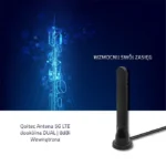 Qoltec 57033 Εσωτερική Κεραία 5G Πανκατευθυντική 8dBi με σύνδεση SMA Μαύρο