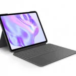Logitech Combo Touch Flip Cover με Πληκτρολόγιο στα Αγγλικά UK Γκρι (iPad Pro 2024 13")