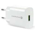 everActive Φορτιστής Χωρίς Καλώδιο με Θύρα USB-A 18W Quick Charge 3.0 Λευκός (SC-250Q)