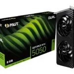 Palit GeForce RTX 5050 8GB GDDR6 Dual Κάρτα Γραφικών NE65050019P1-GB2070D