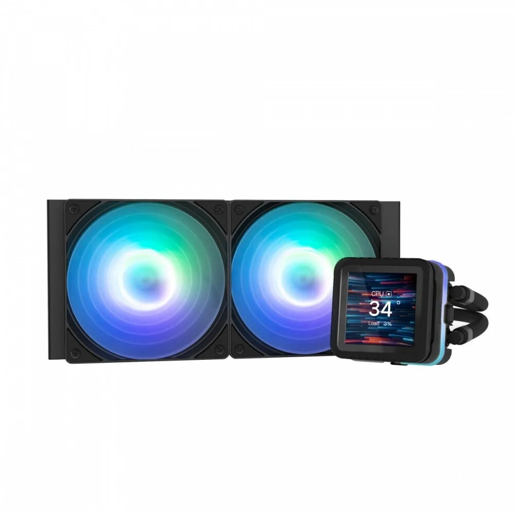 Zalman ALPHA2 DS A24 BL Υδρόψυξη Επεξεργαστή Διπλού Ανεμιστήρα 120mm με RGB Φωτισμό - Image 1