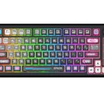 Redragon Uranus Pro 82 Ασύρματο Gaming Μηχανικό Πληκτρολόγιο Tenkeyless με RGB φωτισμό (Αγγλικό US)