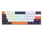 Redragon Ηall Effect Gaming Πληκτρολόγιο 60% με RGB φωτισμό (Αγγλικό US) Πολύχρωμο