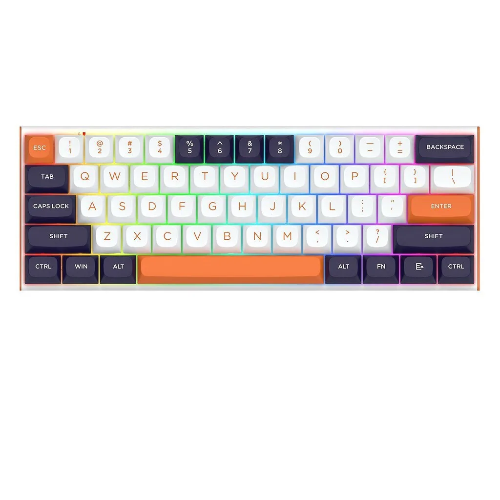 Redragon Ηall Effect Gaming Πληκτρολόγιο 60% με RGB φωτισμό (Αγγλικό US) Πολύχρωμο - Image 1