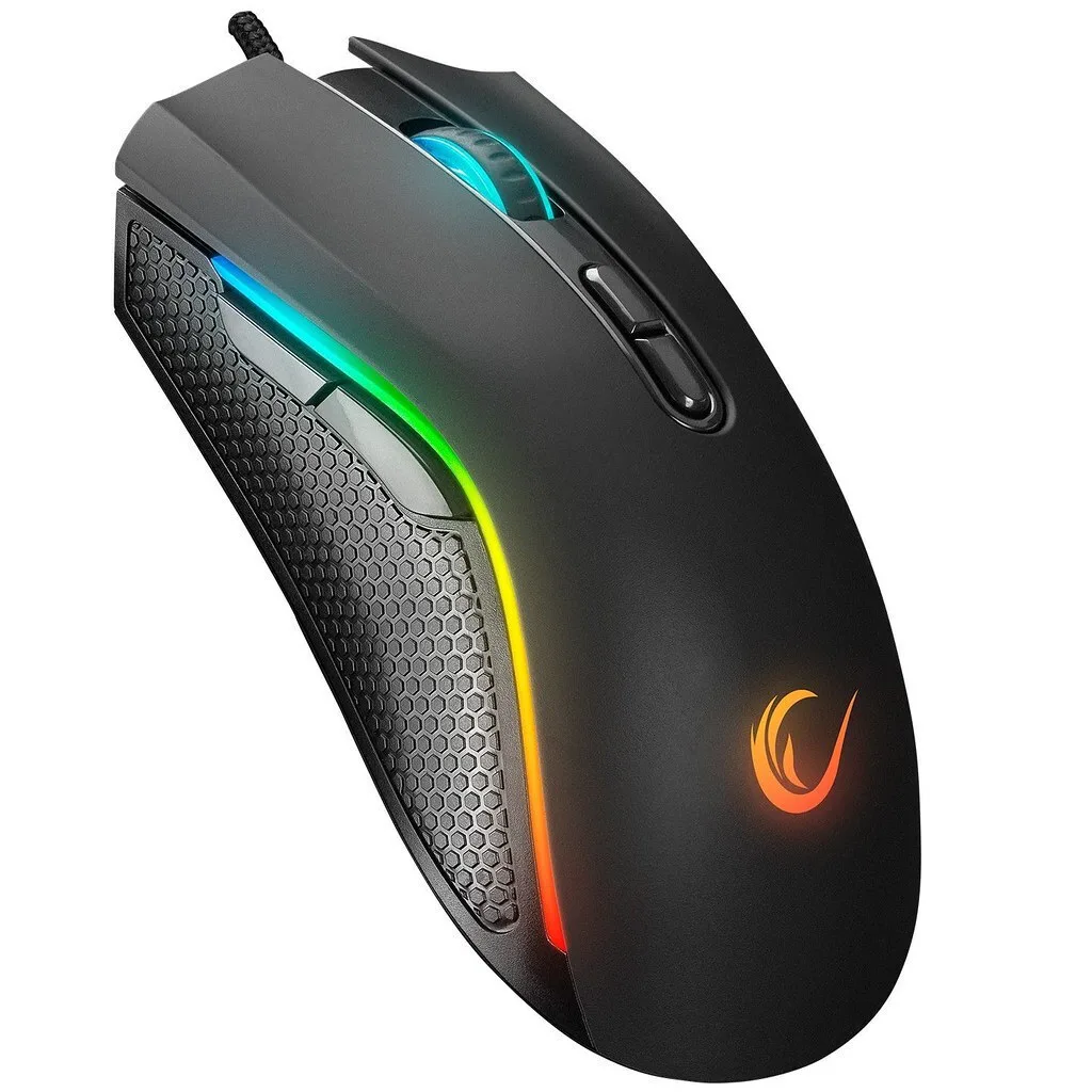 20250721152043_rampage_smx_r44v2_rgb_gaming_pontiki_12800_dpi_mayro Rampage SMX-R44V2 RGB Gaming Ποντίκι 12800 DPI Μαύρο - Image 1