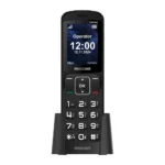 MaxCom MM34D Ασύρματο Τηλέφωνο Μαύρο