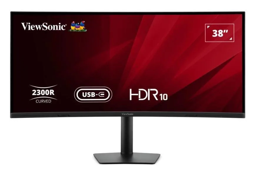 Viewsonic VA3820C Ultrawide IPS HDR Curved Monitor 37.5" QHD 3840x1600 με Χρόνο Απόκρισης 4.8ms GTG - Image 1