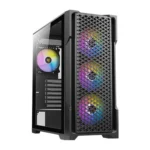 Antec AX90 Gaming Midi Tower Κουτί Υπολογιστή με Πλαϊνό Παράθυρο και RGB Φωτισμό Μαύρο