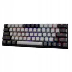White Shark WAKIZASHI 2 Gaming Μηχανικό Πληκτρολόγιο 60% με Custom Red διακόπτες και RGB φωτισμό (Αγγλικό US) Grey/Black