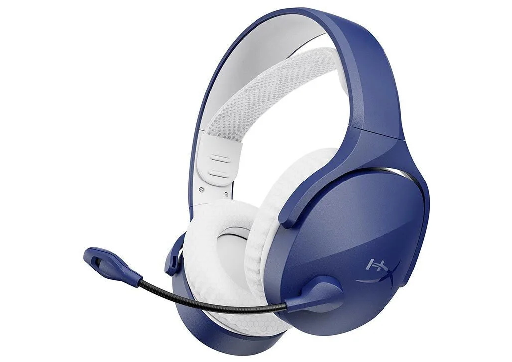HyperX Cloud Jet Ασύρματο Over Ear Gaming Headset με σύνδεση Bluetooth / USB Light Blue for PC / PS4 / PS5 - Image 1
