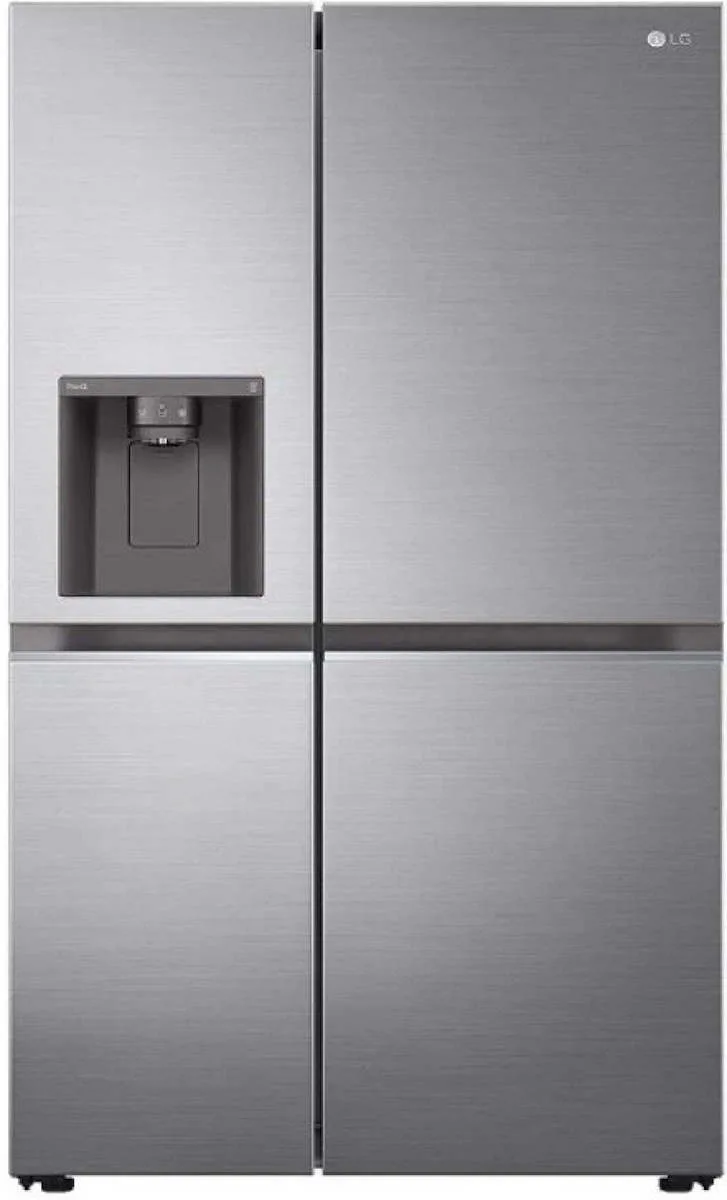 LG Ψυγείο Ντουλάπα 635lt Total NoFrost Υ179xΠ91.3xΒ73.5εκ. Inox GSLV71PZTD - Image 1