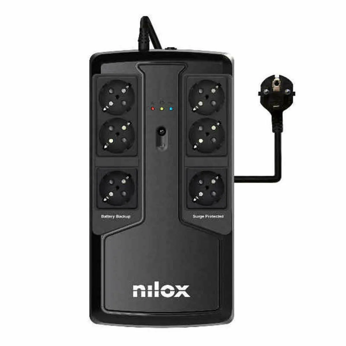 Nilox Office Premium UPS Line-Interactive 850VA 595W με 6 Schuko Πρίζες - Image 1
