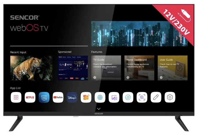 Sencor Smart Τηλεόραση 32" HD Ready LED SLE 32S830MB (2025) - Image 1