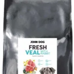 John Dog 12kg Ξηρά Τροφή για Κουτάβια Μικρόσωμων Φυλών με Κουνέλι, Λαγό, Κρέας, Σολομό, Πουλερικά, Λαχανικά, Πατάτες, Χοιρινό και Μήλο