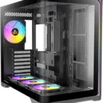 Antec C5 Curve Gaming Midi Tower Κουτί Υπολογιστή με Πλαϊνό Παράθυρο και ARGB Φωτισμό Μαύρο