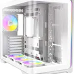 Antec C5 Curve Gaming Midi Tower Κουτί Υπολογιστή με Πλαϊνό Παράθυρο και ARGB Φωτισμό Λευκό