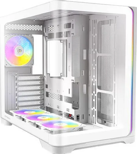 Antec C5 Curve Gaming Midi Tower Κουτί Υπολογιστή με Πλαϊνό Παράθυρο και ARGB Φωτισμό Λευκό - Image 1
