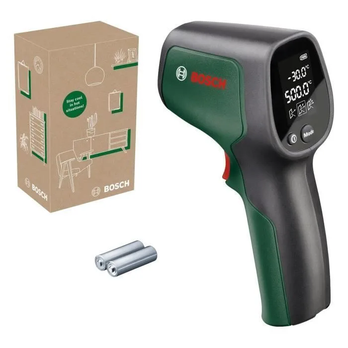 20250731113208_bosch_thermometro_yperythron Bosch UniversalTemp Θερμόμετρο Υπερύθρων για Θερμοκρασίες από -30°C έως 500°C με Αναλογία Απόστασης 12:1 - Image 1