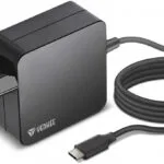 Yenkee Φορτιστής με Ενσωματωμένο Καλώδιο USB-C 100W Power Delivery Μαύρος (YAU C100)