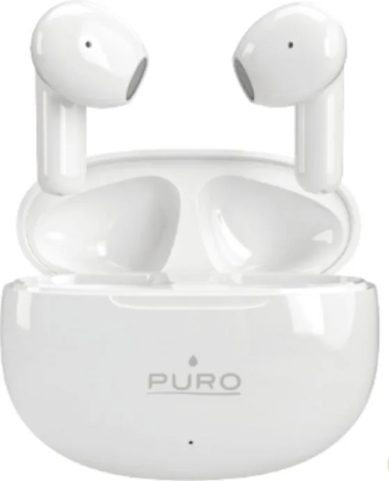 Puro Play 3 In-ear Bluetooth Handsfree Ακουστικά με Θήκη Φόρτισης Λευκά - Image 1