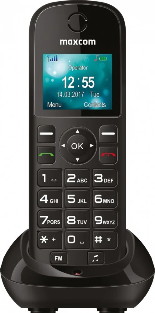 MaxCom MM35D SE Single SIM Κινητό με Μεγάλα Κουμπιά Μαύρο - Image 1