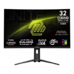 MSI 321CUPDFDE VA HDR Curved Gaming Monitor 31.5" 4K 3840x2160 160Hz με Χρόνο Απόκρισης 0.5ms GTG