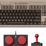8Bitdo Retro C64 Edition Ασύρματο Gaming Μηχανικό Πληκτρολόγιο Tenkeyless με Kailh Box White διακόπτες (Αγγλικό US) Γκρι