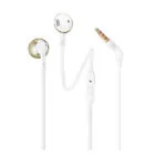 JBL Tune 205e Earbuds Handsfree Ακουστικά με Βύσμα 3.5mm Χρυσό