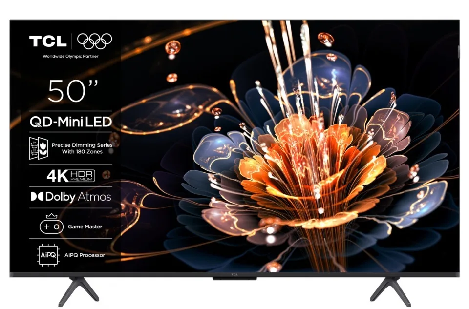 TCL Smart Τηλεόραση 50" 4K UHD Mini LED 50C61KS HDR (2025) - Image 1