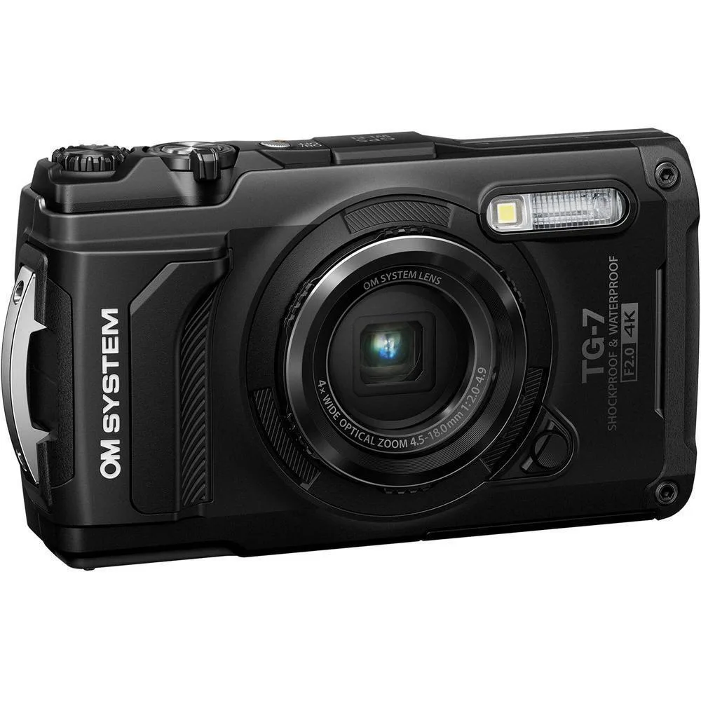 Olympus TG-7 Compact Φωτογραφική Μηχανή 12MP Οπτικού Ζουμ 4x με Οθόνη 3" και Ανάλυση Video 4K UHD Μαύρη - Image 1