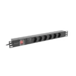 Lanberg Πολύπριζο Rack PDU-06F-0200-IEC-BK 1τμχ