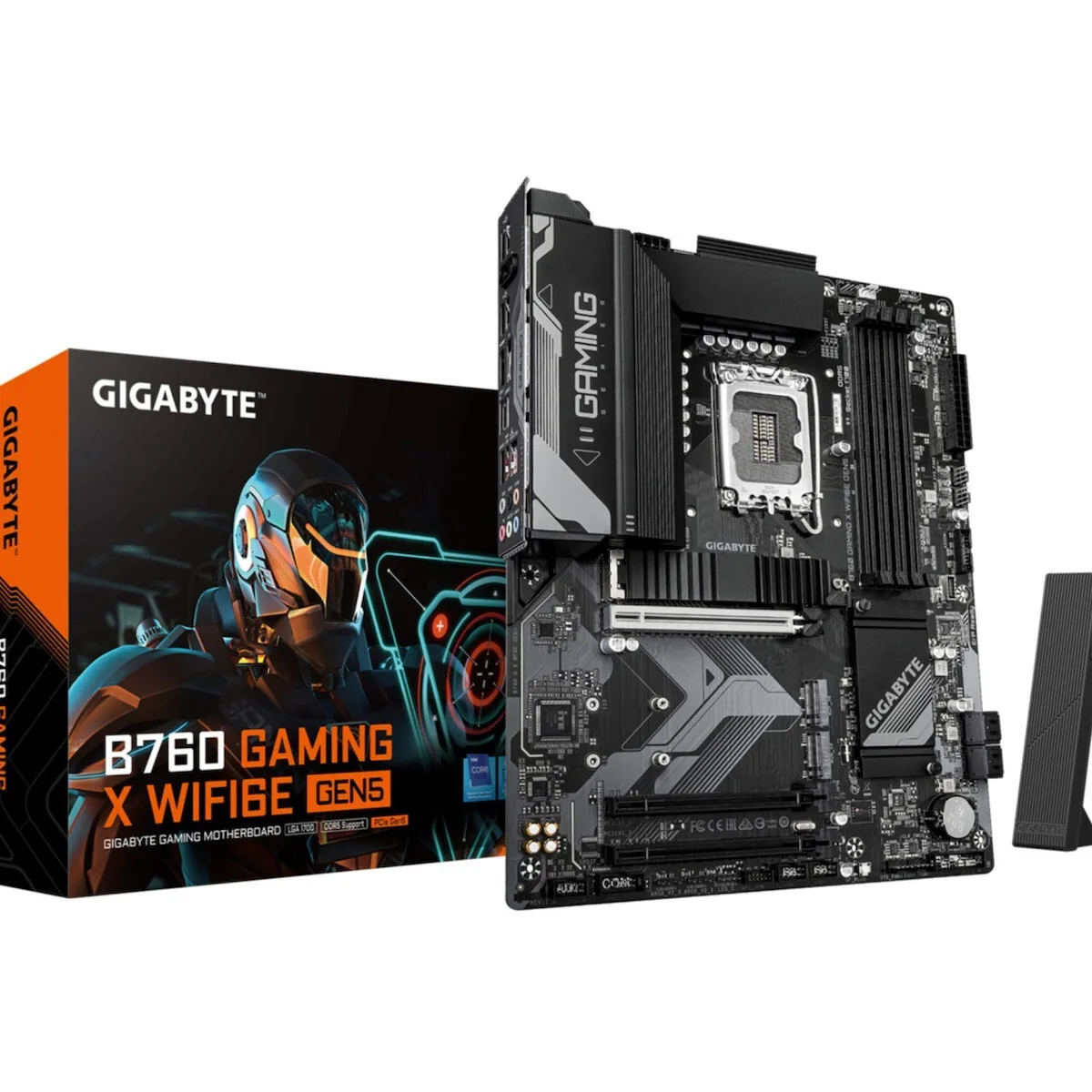 Gigabyte B760 Gaming X WIFI6E GEN5 Motherboard ATX με Intel 1700 Socket - Image 1