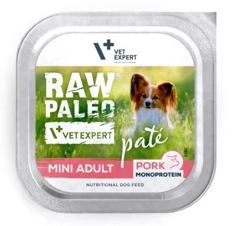 VetExpert Raw Paleo Υγρή Τροφή Σκύλων με Χοιρινό χωρίς Σιτηρά 150gr - Image 1