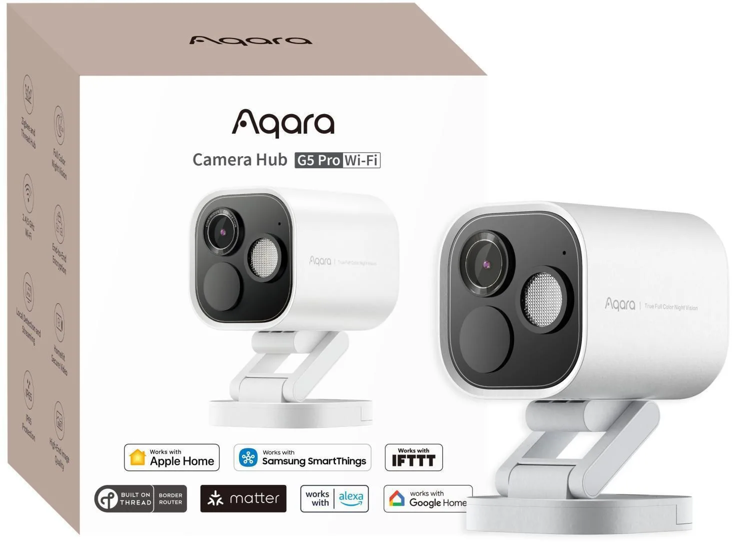 Aqara G5 Pro IP Κάμερα Παρακολούθησης Wi-Fi Full HD+ 4MP Αδιάβροχη με Φακό 4.2mm - Image 1