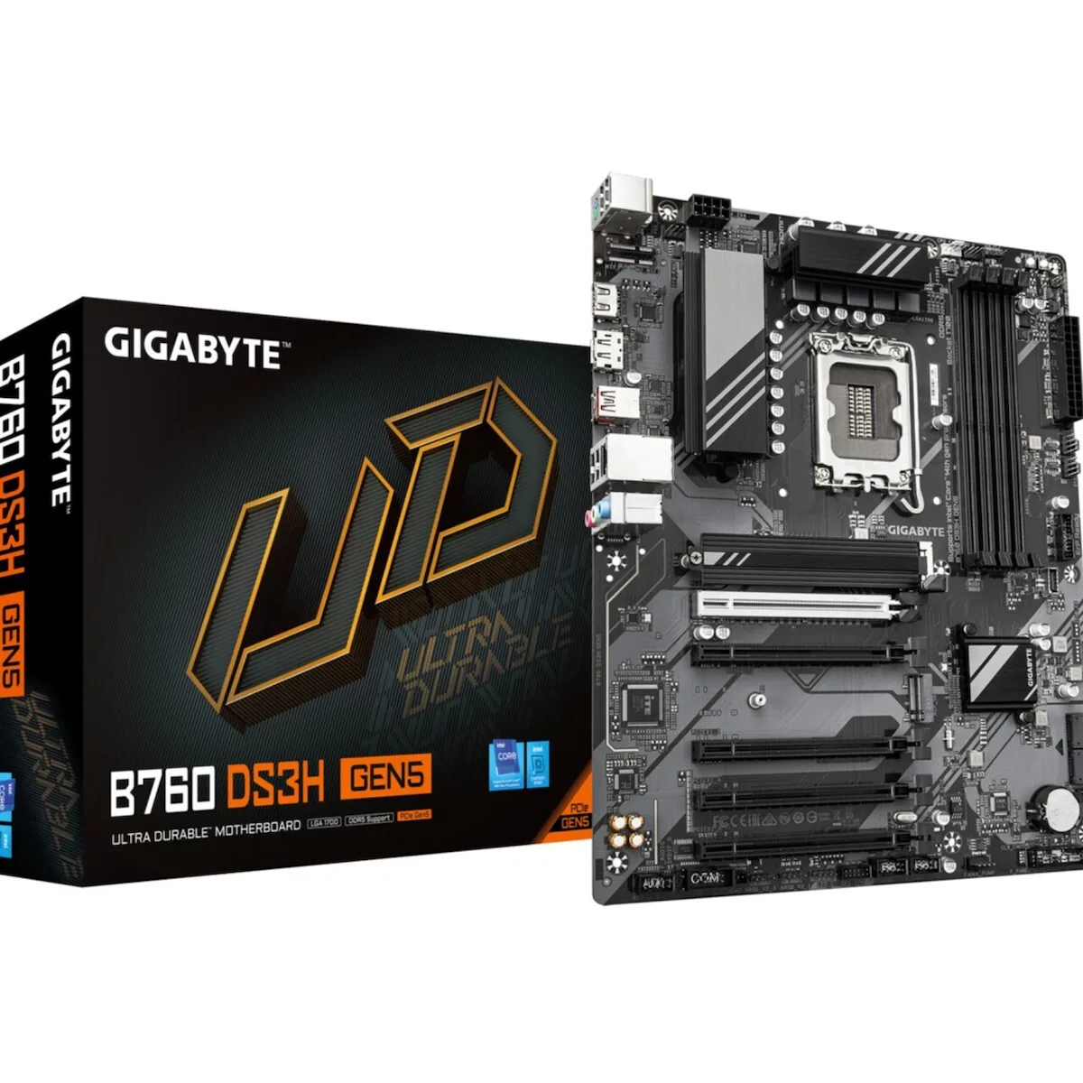 Gigabyte B760 DS3H GEN5 Motherboard ATX με Intel 1700 Socket - Image 1