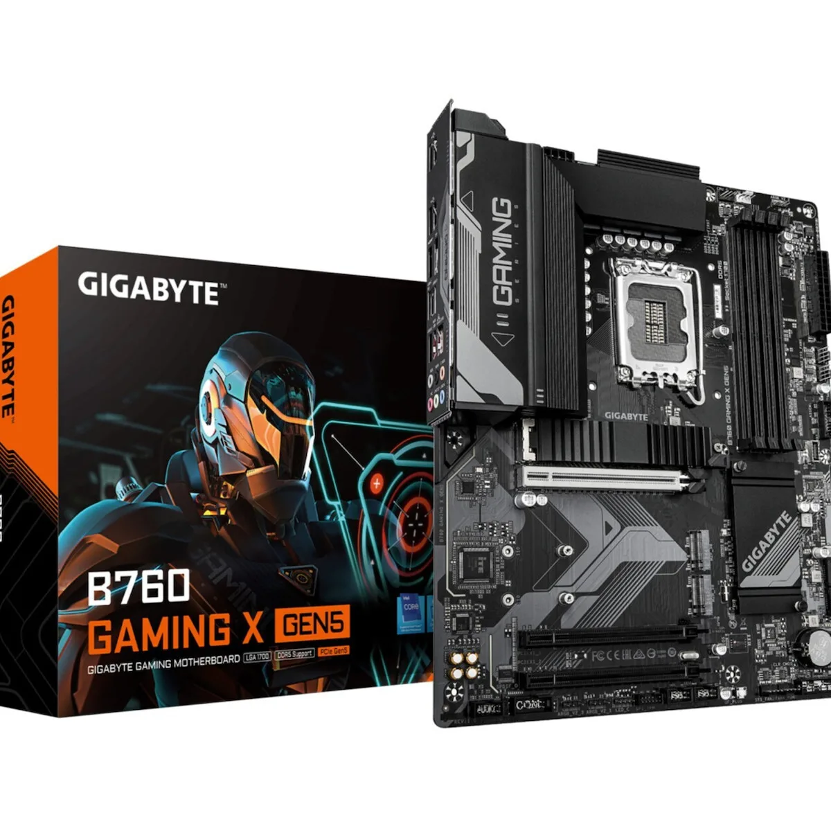 Gigabyte B760 Gaming X GEN5 Motherboard ATX με Intel 1700 Socket - Image 1