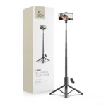 Tech-Protect L09s Selfie Stick Τρίποδο Κινητού με Bluetooth Μαύρο