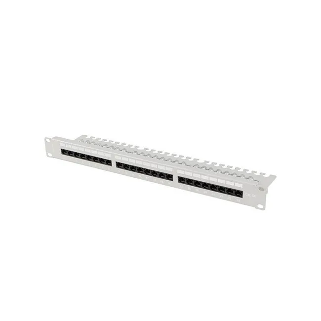 Lanberg Patch Panel 24port 1u 19" Cat 5e Utp Gray Ppu5-1124-s - Image 1