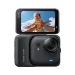 Insta360 GO Ultra Action Camera 4K Ultra HD Υποβρύχια Standard Bundle με Οθόνη Αφής 2.5" και Wi-Fi Midnight Black