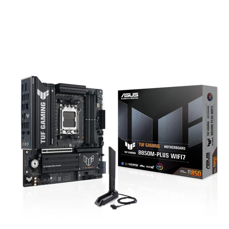 Asus TUF GAMING B850M-PLUS WIFI7 Motherboard Micro ATX με AMD AM5 Socket 90MB1MU0-M0EAY0 - Image 1