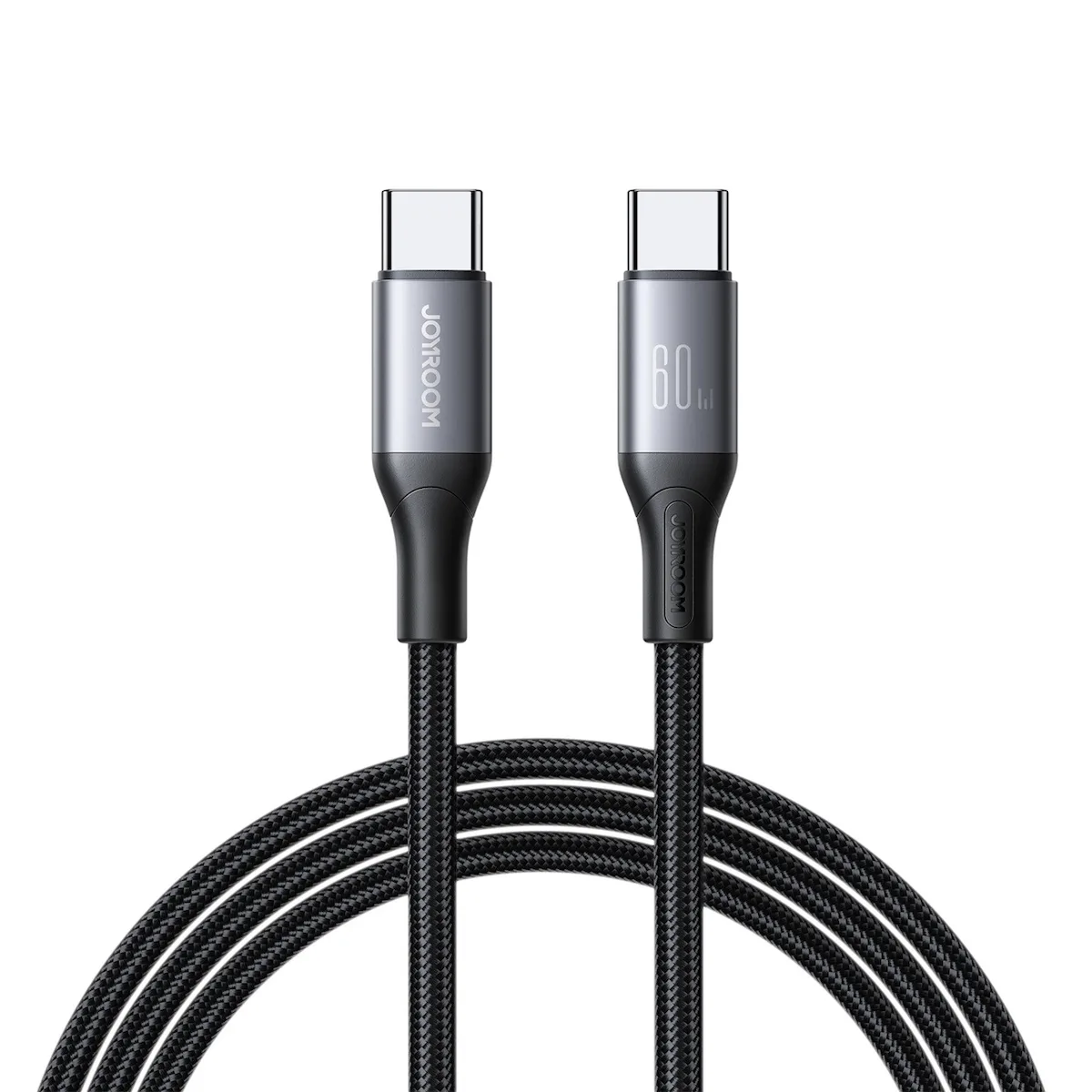 Joyroom Series USB 2.0 Cable USB-C male - USB-C 60W Μαύρο 1m - Image 1