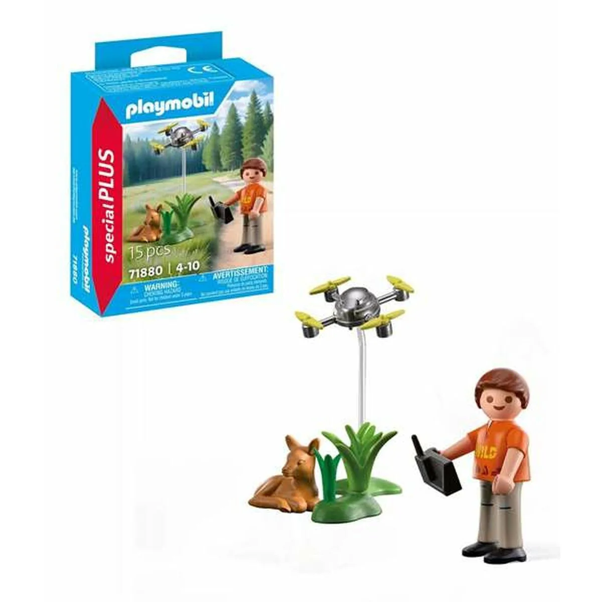 Playmobil Διάσωση Ελαφιού με Drone για 4-10 ετών 71880 - Image 1