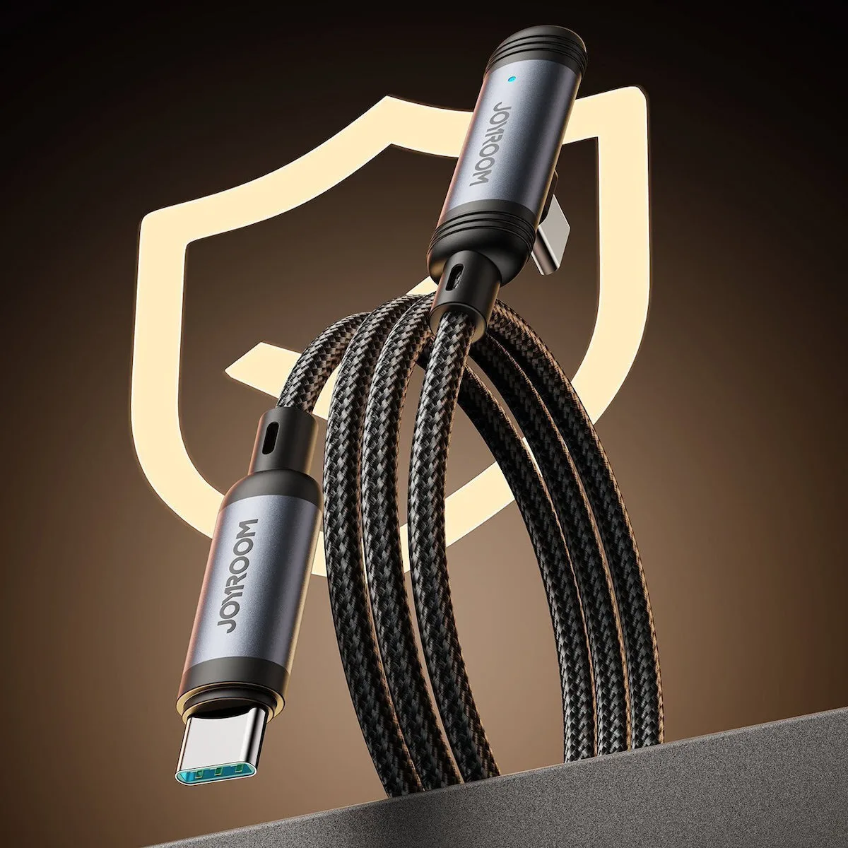 Joyroom Series USB 2.0 Cable USB-C male - USB-C 60W Μαύρο 1.2m - Image 1
