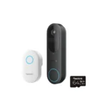 Reolink Ασύρματο Κουδούνι Πόρτας Wi-Fi Συμβατό με Alexa D340B+CHIME+64GB Λευκό