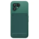 Fairphone Original Fairphone 6 Semi-rigid Silicone Protection Case Reinforced Edges Vert Forêt