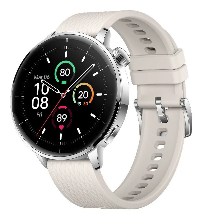 OnePlus Watch 3 Stainless Steel 43mm Αδιάβροχο με Παλμογράφο (Silver Steel) - Image 1