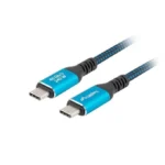 Lanberg USB 2.0 Cable USB-C male - USB-C 240W Μαύρο 2m CA-CMCM-45CU-0020-BK